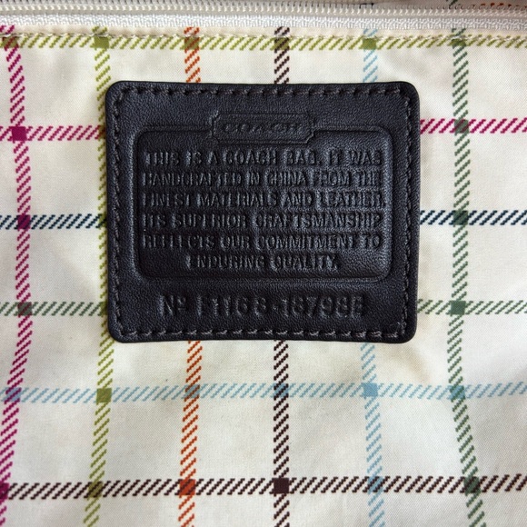 Coach Brown and Gold Signature Tote Bag 18798E Carry All - Picture 6 of 11